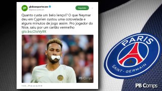 Neymar dá lençol humilhante e adversário não aguenta e parte pra agressão