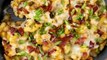 Yes, this healthy casserole recipe has bacon! Unlike most healthy casseroles, this dish features plenty of gooey cheese, pasta, and a sprinkle of baconGET TH