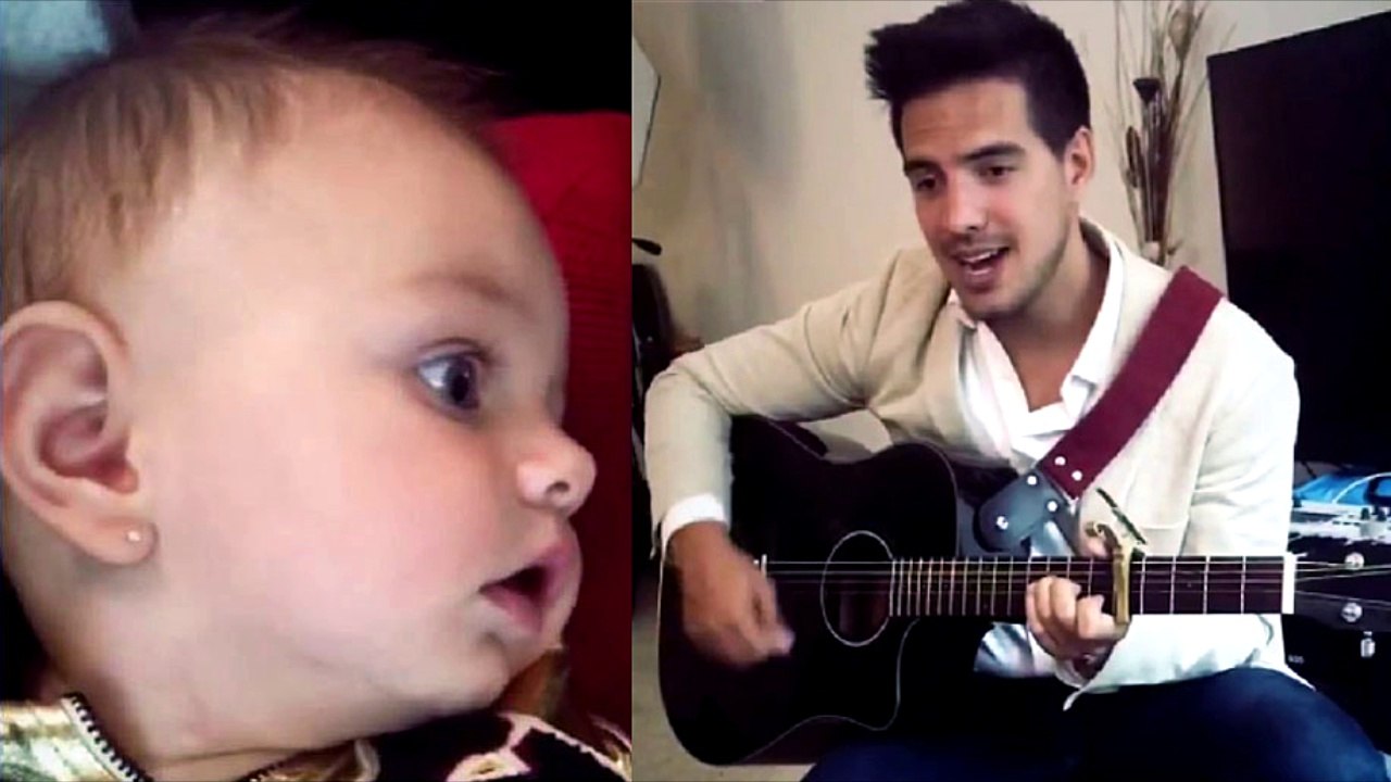 Vadhir Derbez le canta a la hija de Aislinn Derbez, Kailani