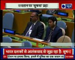 Sushma Swaraj Speaks at UN, say, 