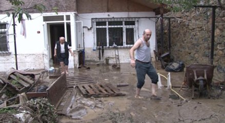 Beykoz'da sel baskını