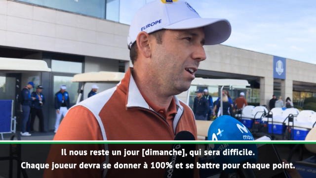 Ryder Cup - Garcia : Nous sommes capables de gagner