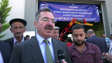 Başkentli çiftçilerden tohum desteğine büyük ilgi