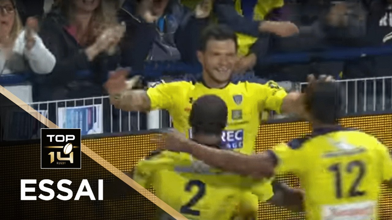 TOP 14 - Essai Rémy GROSSO (ASM) - Clermont - Toulon - J6 - Saison 2018/2019