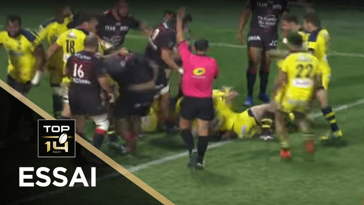 TOP 14 - Essai Yohan BEHEREGARAY (ASM) - Clermont - Toulon - J6 - Saison 2018/2019