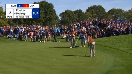 لقطة: كأس رايدر: ألستُ قادرًا على إيداع الكرة داخل الحفرة؟ ماكلروي ناحية الحشود