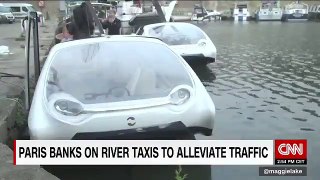 Paris banks on river taxis to alleviate traffic  CNN international - MAY 28
