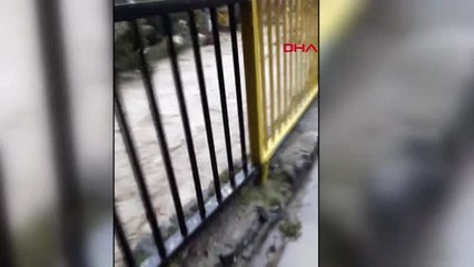 İstanbul Beykoz'da Sel Böyle Geldi