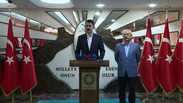 Bakan Kurum:'Terörden zarar gören tüm vatandaşlarımıza evlerini teslim ediyor olacağız' - MARDİN