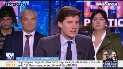 "Sur la sécurité on a fait énormément" déclare le secrétaire d'État à la cohésion des territoires, Julien Denormandie