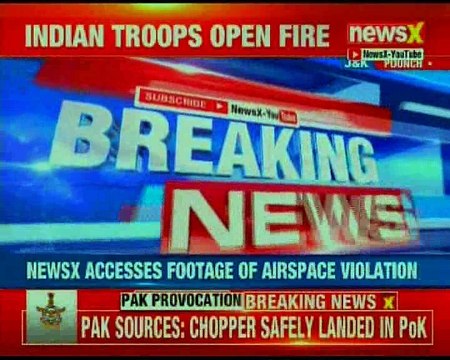 Pak helicopter violates ceasefire along LOC; Pak calls Airspace violation 'accidental'