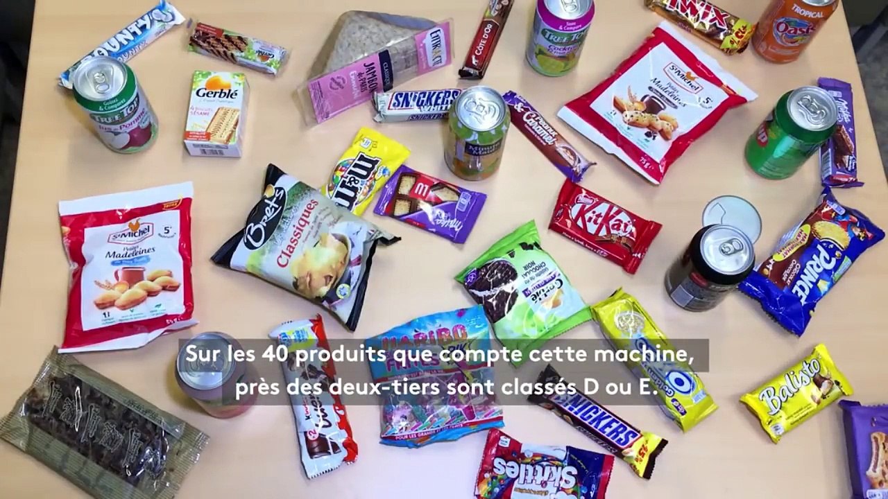 VIDEO. On a analysé les produits d'un distributeur de friandises et ça nous a un peu coupé la faim