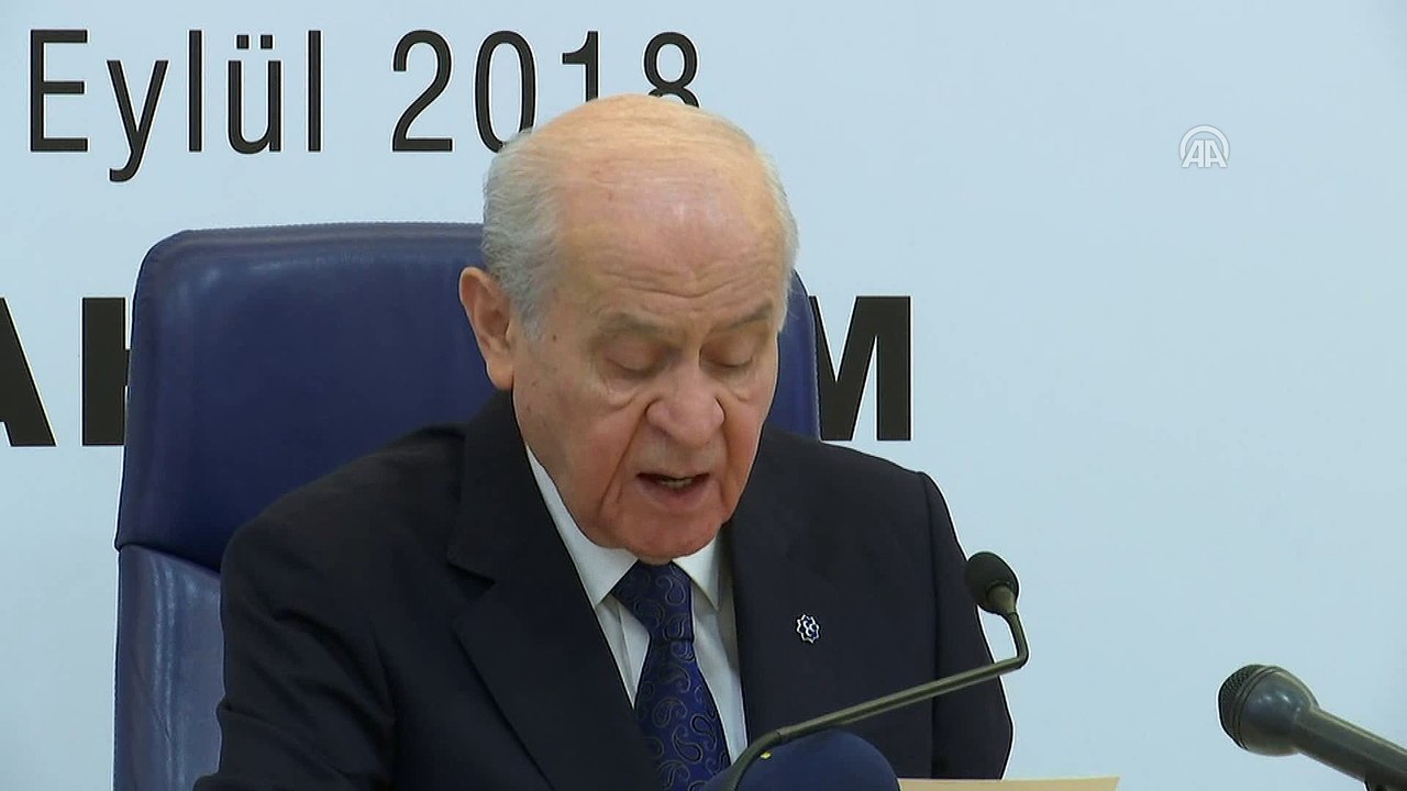 Bahçeli: 'MHP hiç kimseye, hiçbir çevreye, hiçbir şeye muhtaç ve mecbur değildir' - ANKARA