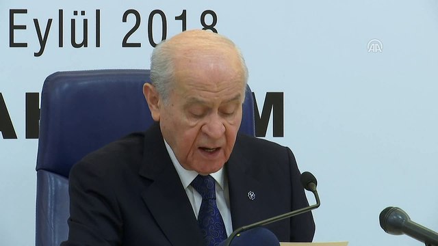 Bahçeli: 'MHP hiç kimseye, hiçbir çevreye, hiçbir şeye muhtaç ve mecbur değildir' - ANKARA