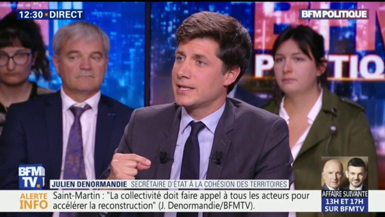 "L'Etat va embaucher chaque année 15000 stagiaires de 3ème des quartiers, les entreprises feront de même" annonce Julien Denormandie