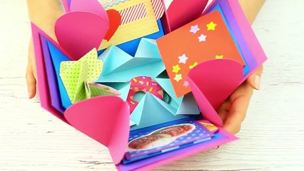 DIY  EXPLOSION BOX POUR LA SAINT-VALENTIN