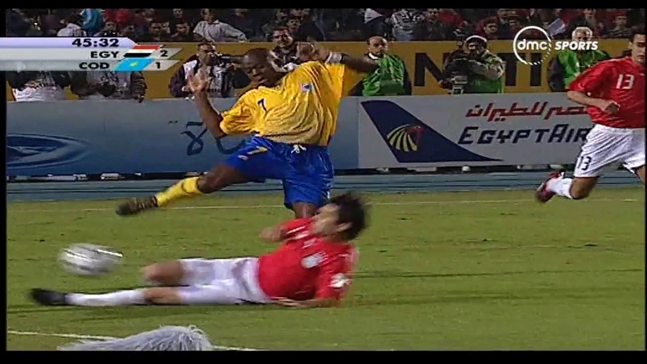 الشوط الثاني من مباراة مصر و الكونغو الديموقراط...