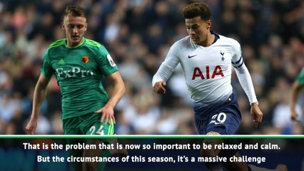 Скачать видео: Pochettino insists 'players are not machines' as Alli faces injury layoff