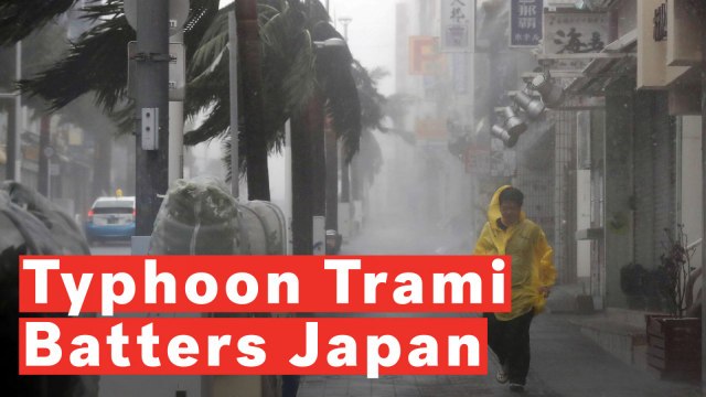 Three Million Urged To Evacuate As Typhoon Trami Batters Mainland Japan