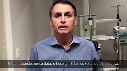 Bolsonaro recebe alta e deixa hospital em São Paulo