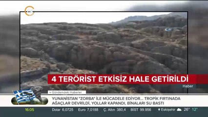 4 terörist etkisiz hale getirildi