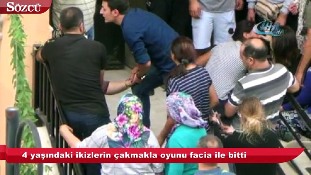 4 yaşındaki ikizlerin çakmakla oyunu facia ile bitti