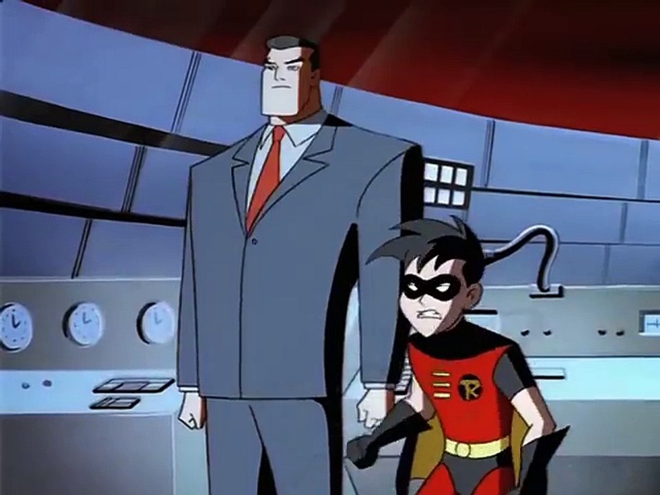 Superman saves Bruce Wayne from Brainiac
