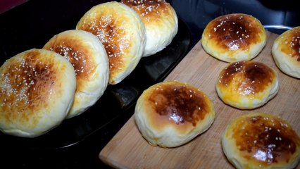 Pizza Buns Recipe - Homemade Stuffed Buns - Pizza Burger Recipe