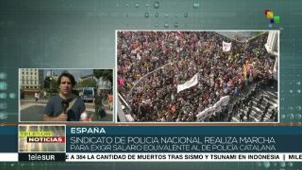 España:sindicato de la Policía Nacional exige la equiparación nacional