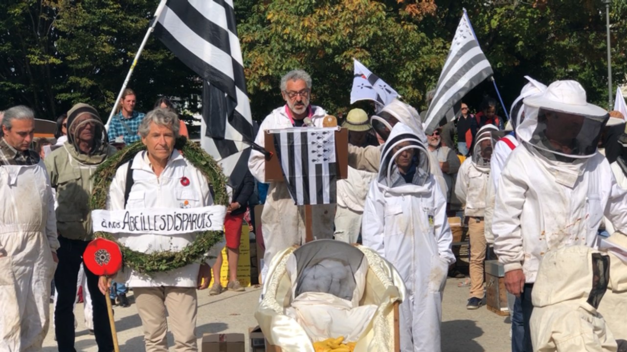 Manifestation d’apiculteurs