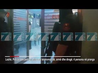 SEKUESTROHEN MINA ME TELEKOMANDE NE LEZHE - News, Lajme - Kanali 7