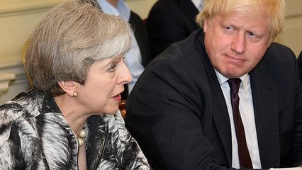 Video herunterladen: Boris Johnson calls May's Chequers plan 'deranged' ahead of Conservative conference