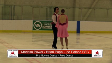 Pre Novice Free Dance (Part 2) 2018 Fall Competitive Invitational- Blue Arena