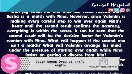General Hospital spoilers: First test result - Sasha’s DNA matches Nina