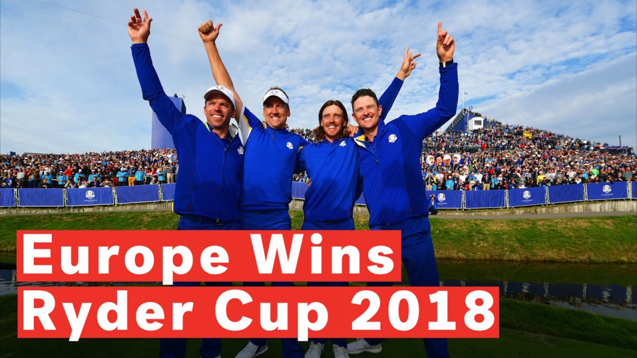 Europe Wins Ryder Cup After Dominant Display At Le Golf National In Paris