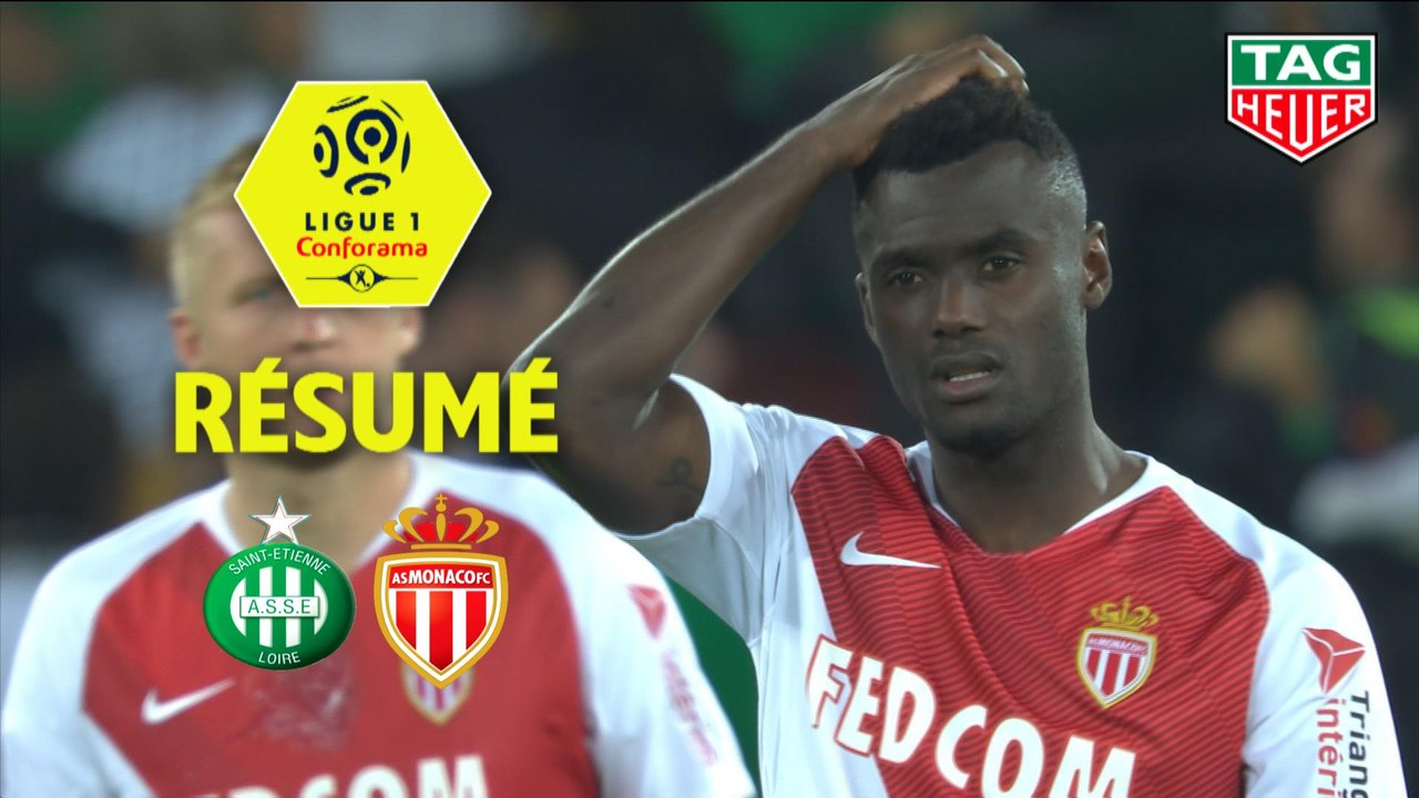 AS Saint-Etienne - AS Monaco (2-0)  - Résumé - (ASSE-ASM) / 2018-19