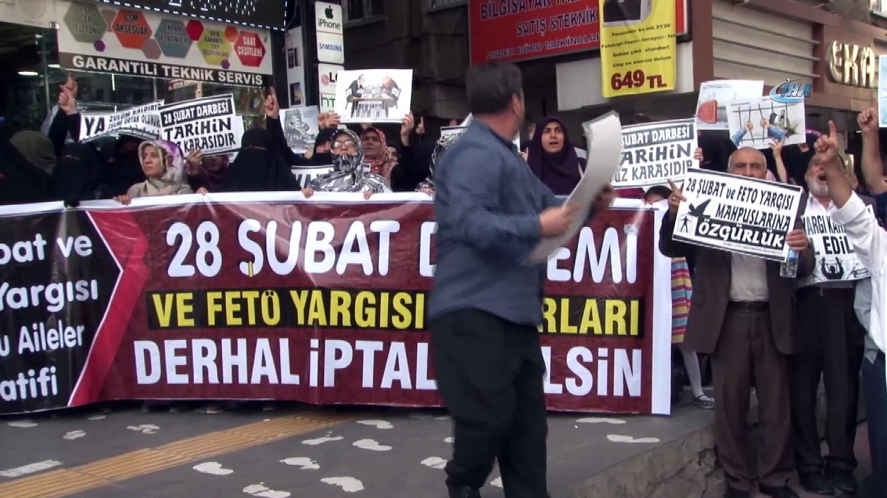 Diyarbakır’da 28 Şubat ve FETÖ yargısı mağdurlarının adalet talebi