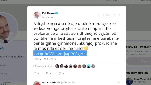 Rama: Mbështesim drejtësinë e barabartë për të gjithë! - Top Channel Albania - News - Lajme