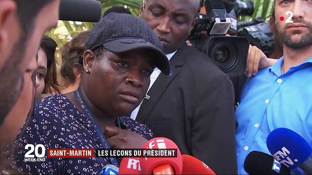 Saint-Martin : Emmanuel Macron face à l'impatience des habitants