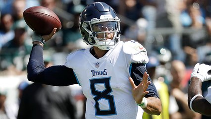 Mariota throws deep to Corey Davis for 51-yard gain