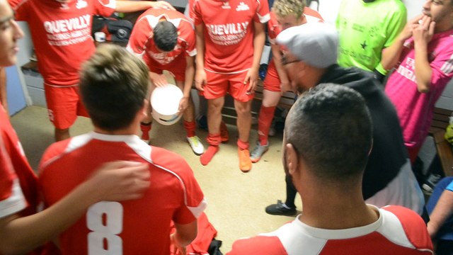 Joie des seniors B du FCVC après leur victoire contre USA 3 en coupe Jean Marie Froment ( 2-2 Tab 4-2 ).