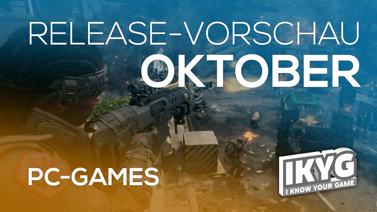 Games-Release-Vorschau - Oktober 2018 - PC