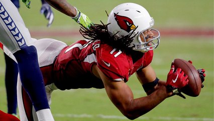 Larry Fitzgerald completely lays out for incredible grab