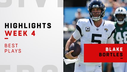 Blake Bortles' best plays | Week 4