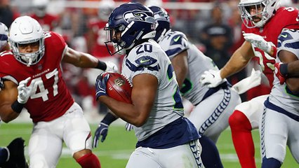 Rashaad Penny lowers the boom to punctuate 14-yard rush