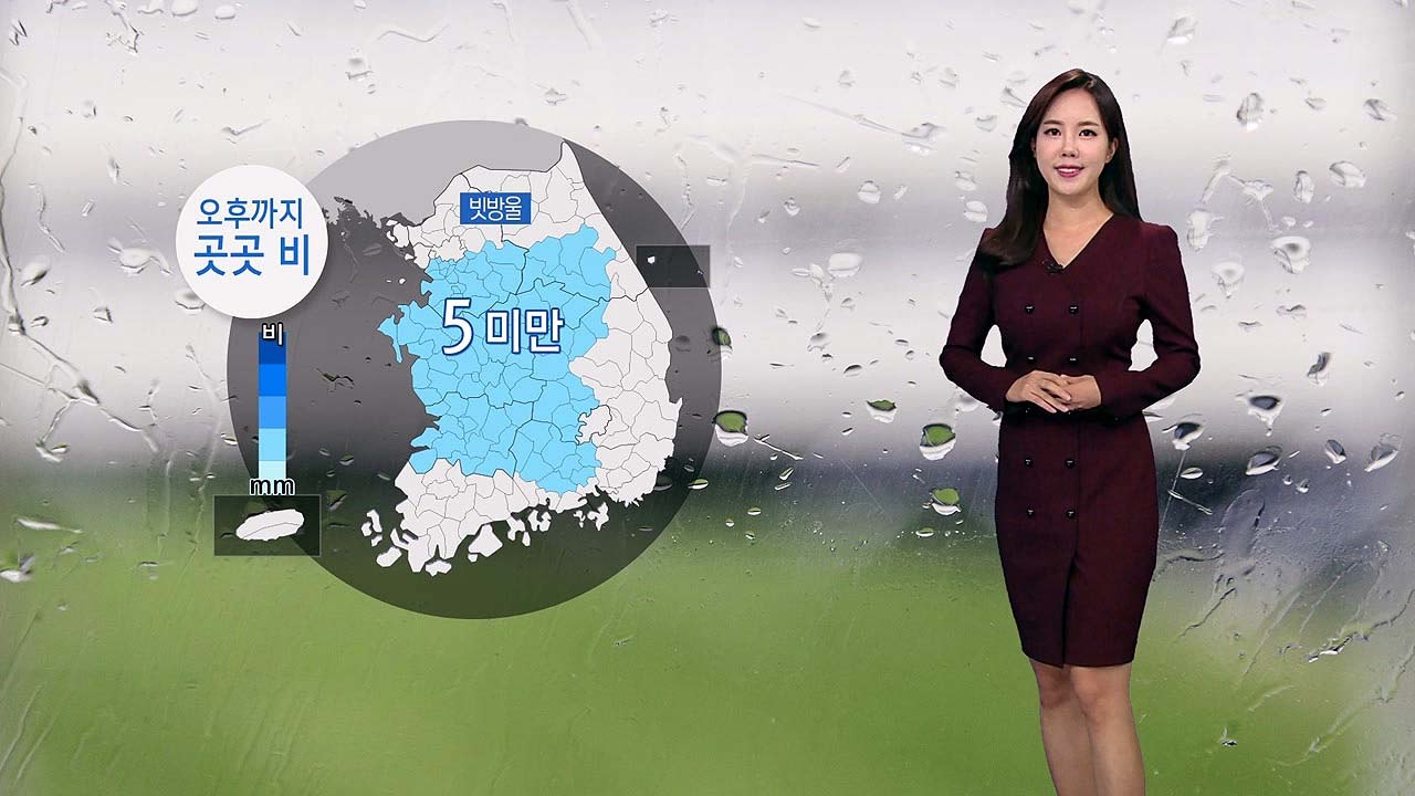 [날씨] 오후까지 곳곳 비...찬바람 불며 종일 쌀쌀 / YTN