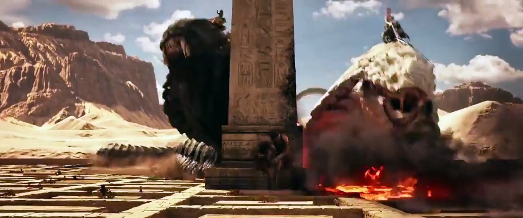 Gods of Egypt - Giant Snake attack scene
