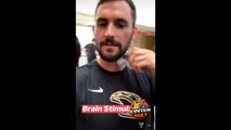 Kevin Love gets sick as the Cavaliers test 9G speeds at US Air Force Base