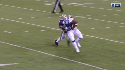 Davenport wraps up Saquon in the backfield for 7-yard loss