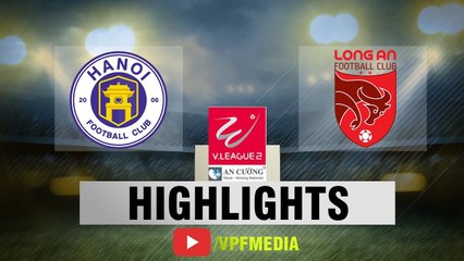 Long An cầm hòa Hà Nội B trong trận cầu 4 bàn thắng - VPF Media